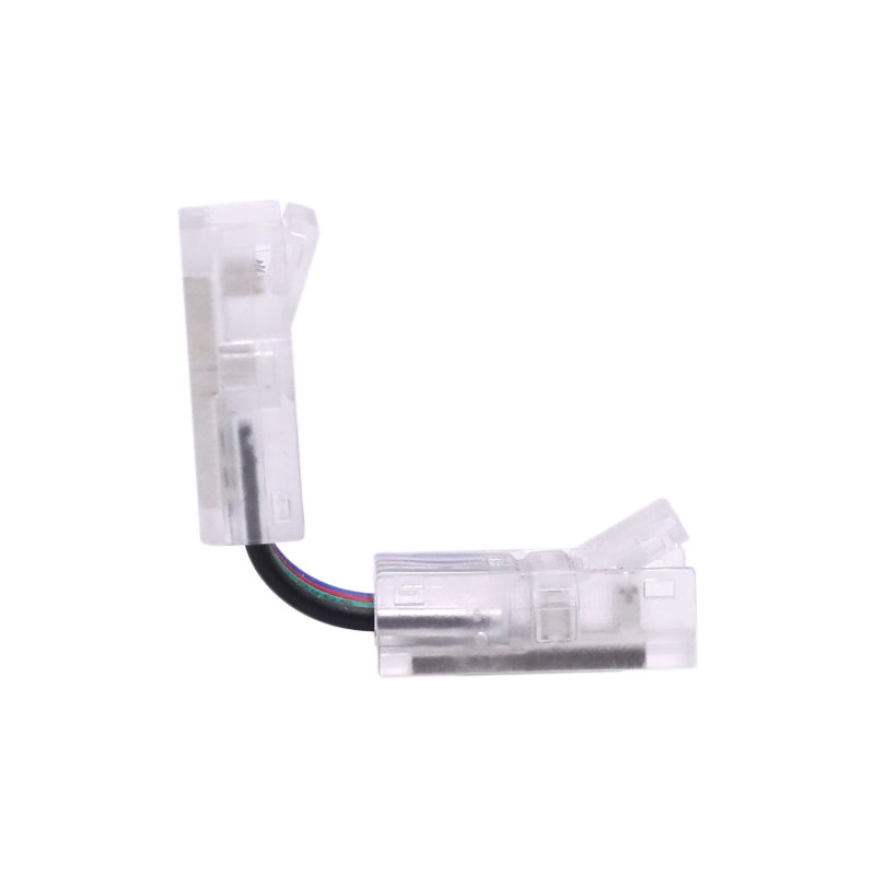 Flex 4 Pin LED Connector Strip to Strip Type For 8mm/10mm RGB LED Strips Flex 4 Pin LED Connector Strip to Strip Type For 8mm/10mm RGB LED Strips